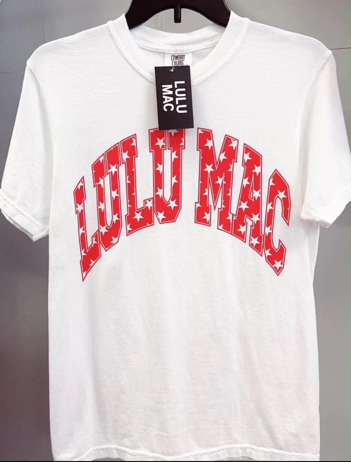 LULU MAC 4th of July tee