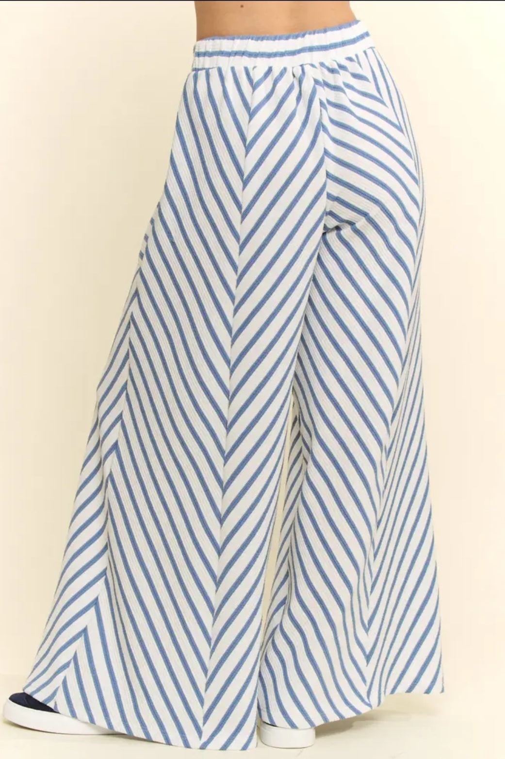 Stripe Wide Leg Pants