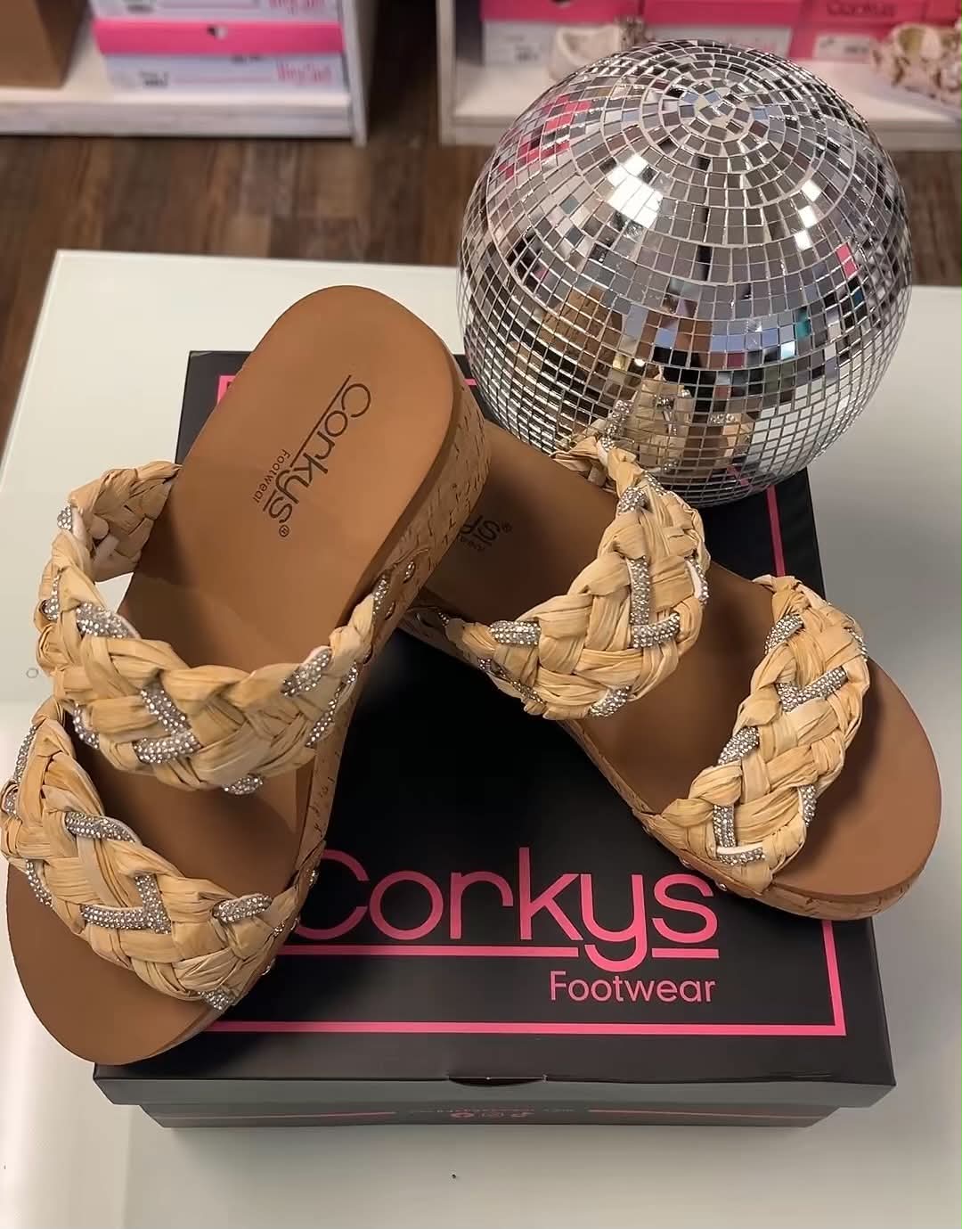 Corky Raffia Total Knockout Sandals
