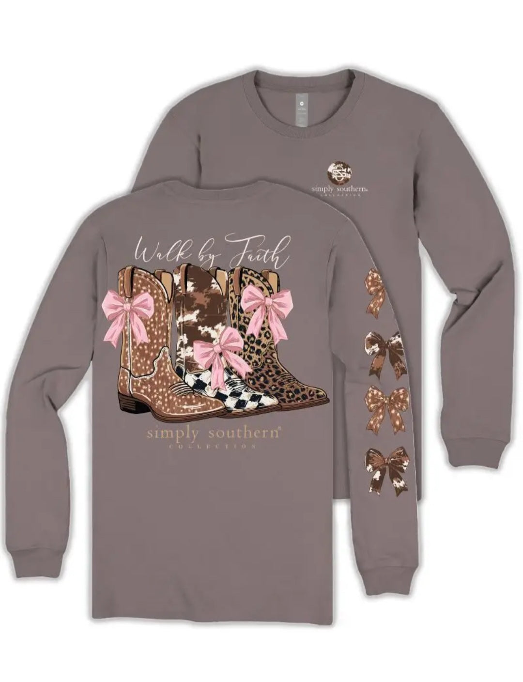SS Walk By Faith Long Sleeve Tee