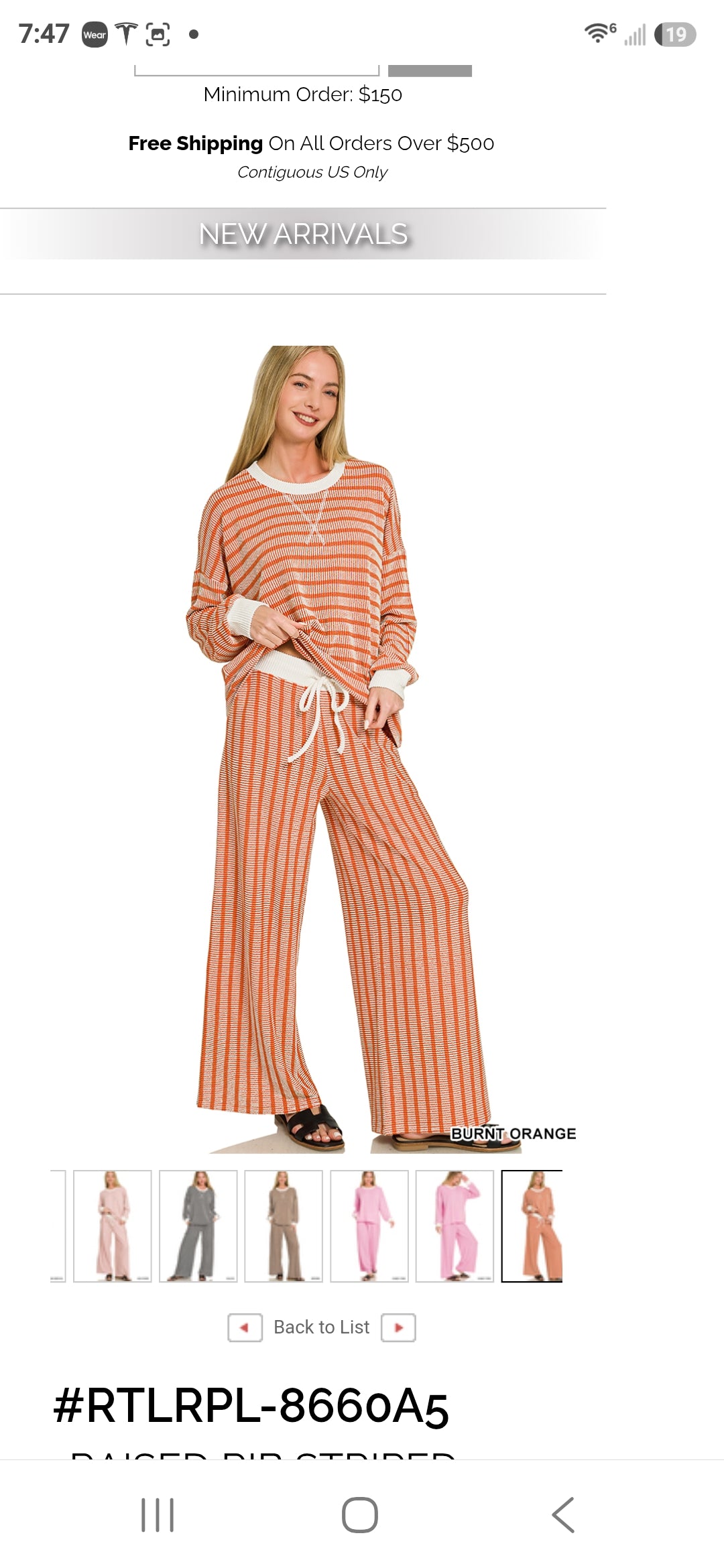 Cute ZENANA Ribbed two-piece set