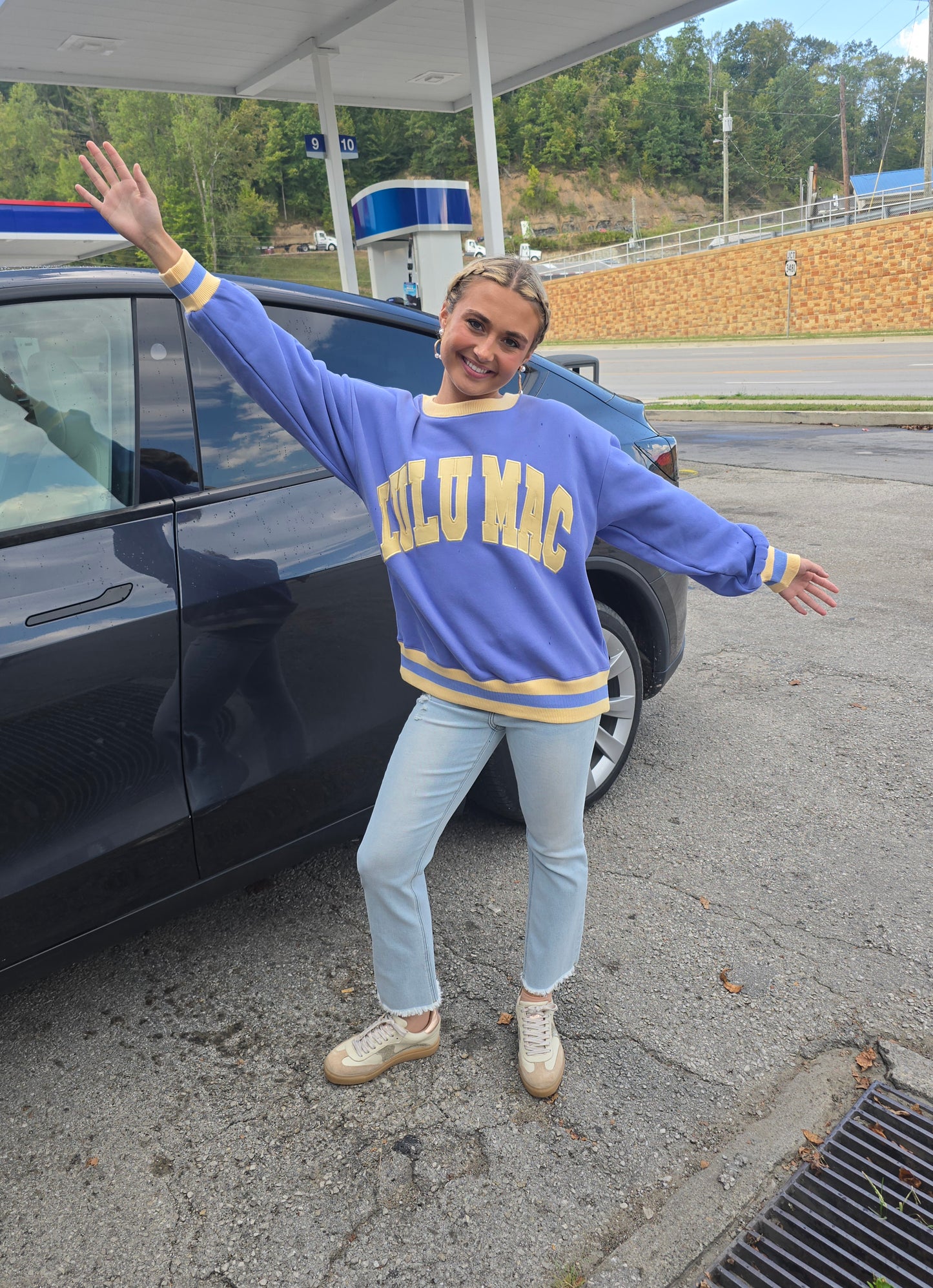 Lavender/Butter  Sweatshirt