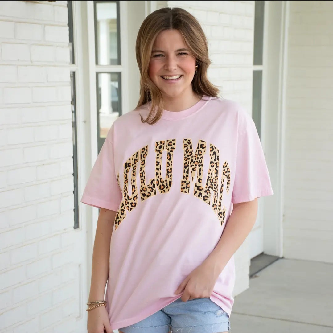 LULU MAC Leopard Adult Blossom Tee